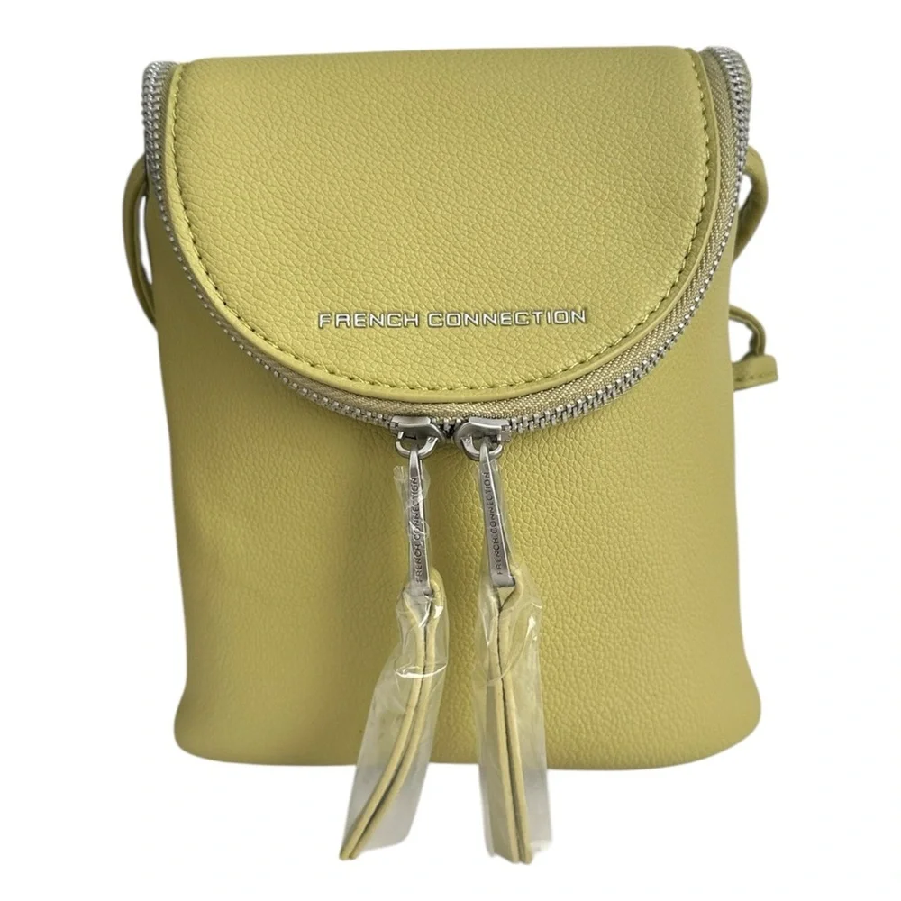 FRENCH CONNECTION Crossbody Handbag Purse Green Wasabi Women NWT $78 - Picture 5 of 14